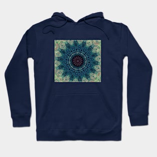 GoldenPurplesSilkMandala Hoodie